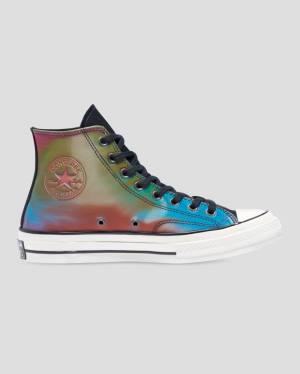 Zapatillas Altas Converse Chuck 70 Iridescent Negras | CV-129QDK