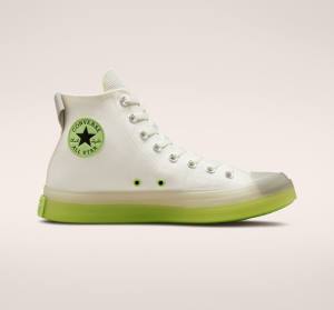 Zapatillas Altas Converse Chuck Taylor All Star CX Crafted Stripes Verde Claro | CV-083FJQ