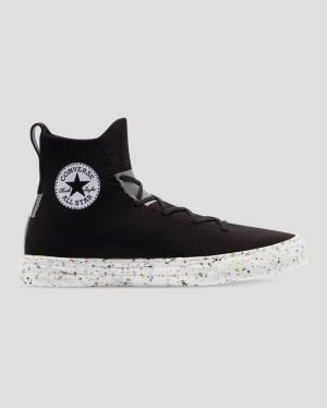 Zapatillas Altas Converse Chuck Taylor All Star Crater Renew Knit Negras | CV-257TBK