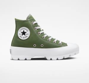 Zapatillas Altas Converse Chuck Taylor All Star Lugged Seasonal Color Blancas Negras | CV-265IDN