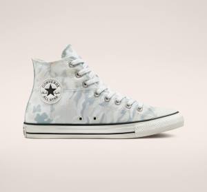 Zapatillas Altas Converse Chuck Taylor All Star Split Panel Camo Blancas Gris | CV-471EMC