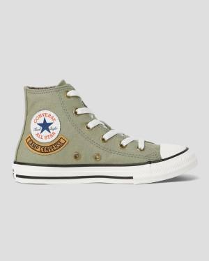 Zapatillas Altas Converse Chuck Taylor All Star Pocket Camp Verde | CV-563KMC