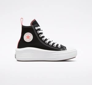 Zapatillas Altas Converse Chuck Taylor All Star Move Plataforma Negras Rosas Azules Claro Blancas | CV-674SDR