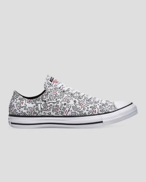 Zapatillas Bajas Converse Keith Haring Chuck Taylor All Star Blancas Negras Rojas | CV-312ZQU