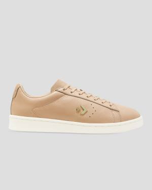 Zapatillas Bajas Converse Pro Cuero Horween Kaki | CV-821DPS