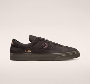 Zapatillas Skate Converse CONS Louie Lopez Pro Nubuck Cuero Cafe Negras Marrones | CV-701MWX