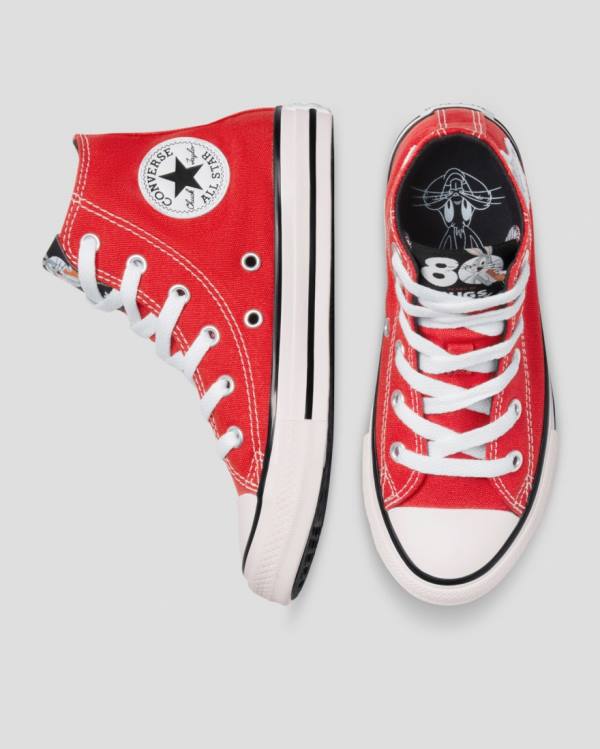 Zapatillas Altas Converse Bugs Bunny Chuck Taylor All Star Rojas | CV-381GBI