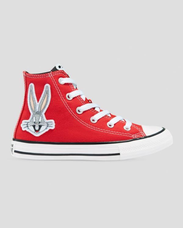 Zapatillas Altas Converse Bugs Bunny Chuck Taylor All Star Rojas | CV-381GBI