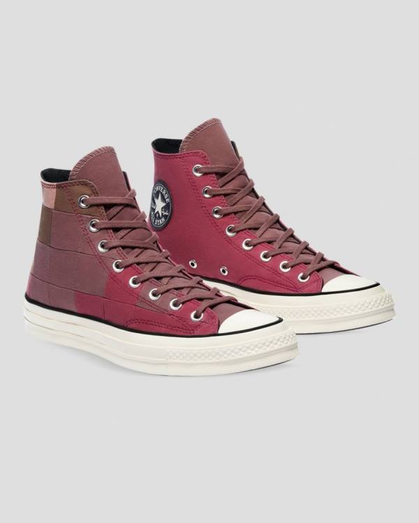 Zapatillas Altas Converse Chuck 70 Natural Dye Burdeos | CV-768QSN