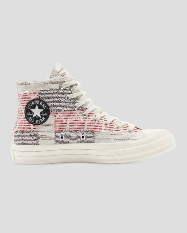 Zapatillas Altas Converse Chuck 70 Patchwork Rosas Gris | CV-742RWF