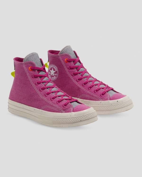 Zapatillas Altas Converse Chuck 70 Renew Regrind Foxing Rosas | CV-384XGO