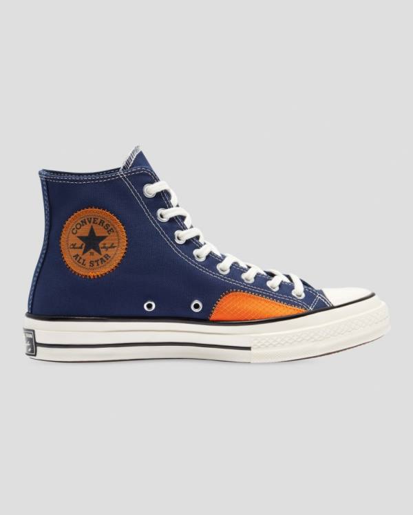 Zapatillas Altas Converse Chuck 70 Ripstop Azules | CV-416UAE