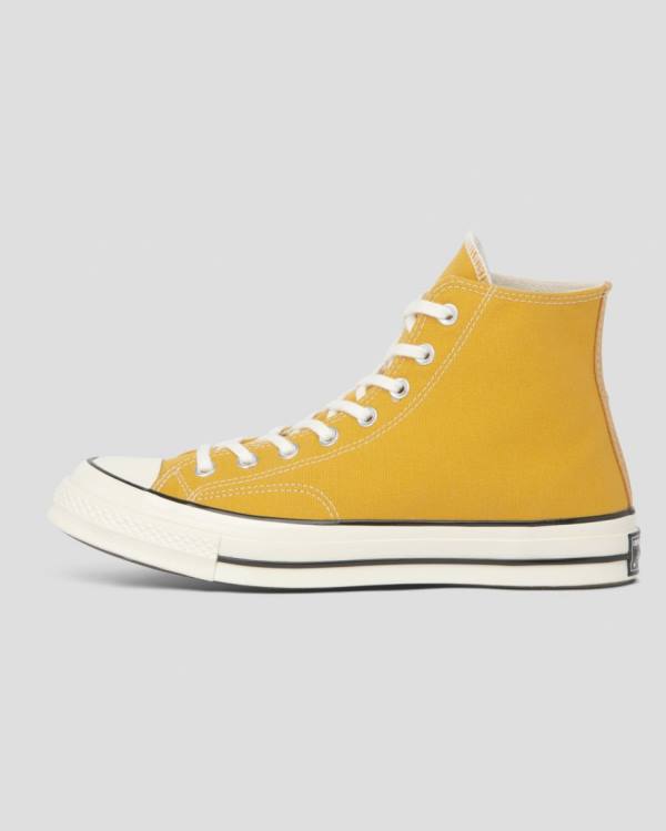 Zapatillas Altas Converse Chuck 70 Vintage Lona Amarillo | CV-269AQD