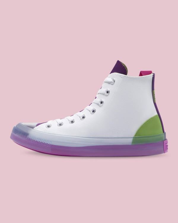 Zapatillas Altas Converse Chuck Taylor All Star CX Blocked Blancas | CV-120EJU