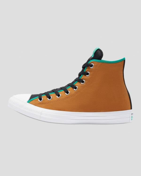 Zapatillas Altas Converse Chuck Taylor All Star Digital Terrain Marrones Verde | CV-164YTE