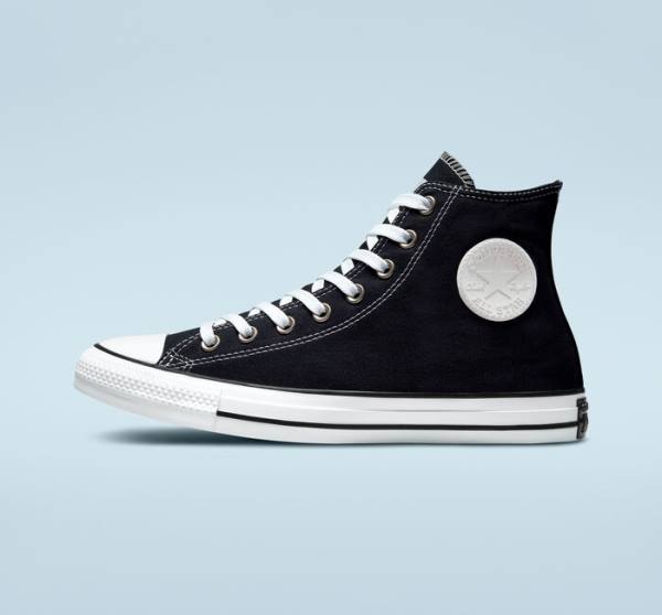 Zapatillas Altas Converse Chuck Taylor All Star Translucent Barcode Negras Blancas | CV-235TLH