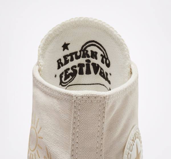 Zapatillas Altas Converse Chuck Taylor All Star Lift Plataforma Golden Elements Marrones Doradas Claro | CV-241ARE