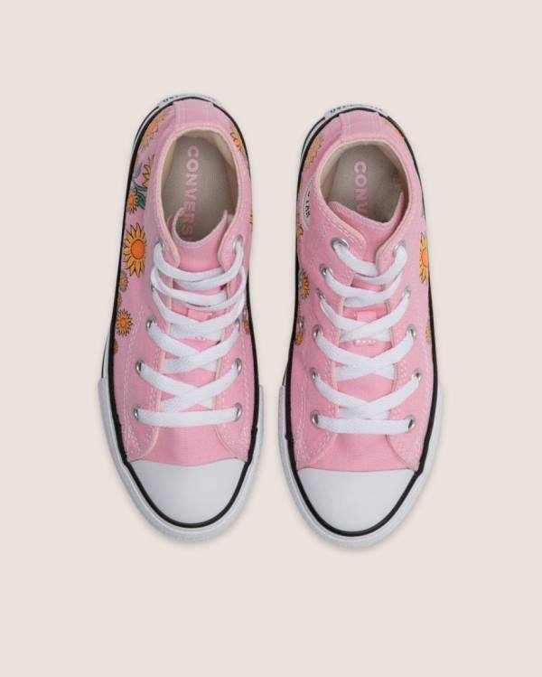 Zapatillas Altas Converse Chuck Taylor All Star Sunflower Print Rosas | CV-249JKX