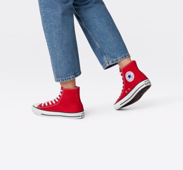 Zapatillas Altas Converse Chuck Taylor All Star Classic Rojas | CV-271DLY