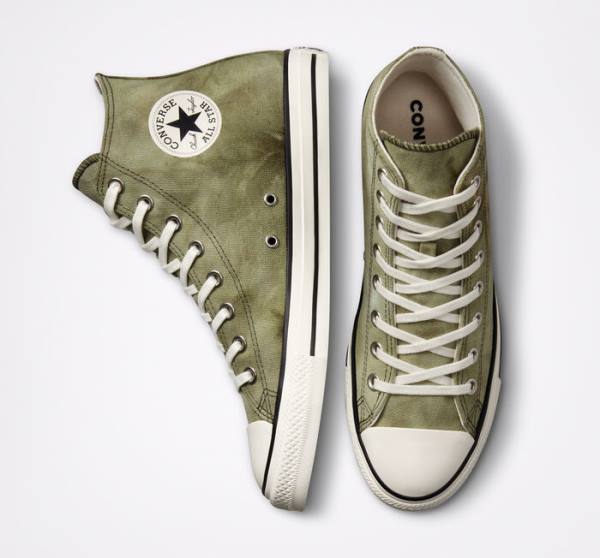 Zapatillas Altas Converse Chuck Taylor All Star Washed Lona Verde Menta | CV-275MOI