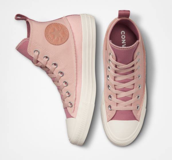 Zapatillas Altas Converse Chuck Taylor All Star Crafted Lona Rosas Rosas Rosas | CV-326GHK