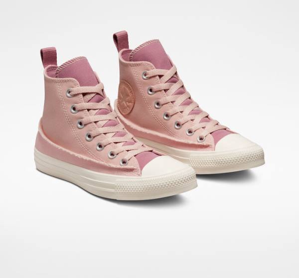 Zapatillas Altas Converse Chuck Taylor All Star Crafted Lona Rosas Rosas Rosas | CV-326GHK