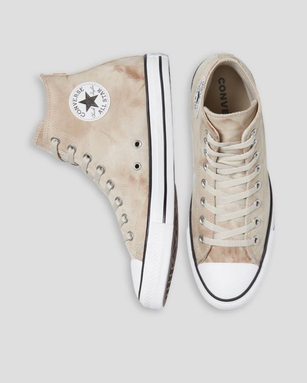 Zapatillas Altas Converse Chuck Taylor All Star Summer Daze Wash Kaki | CV-397GLW