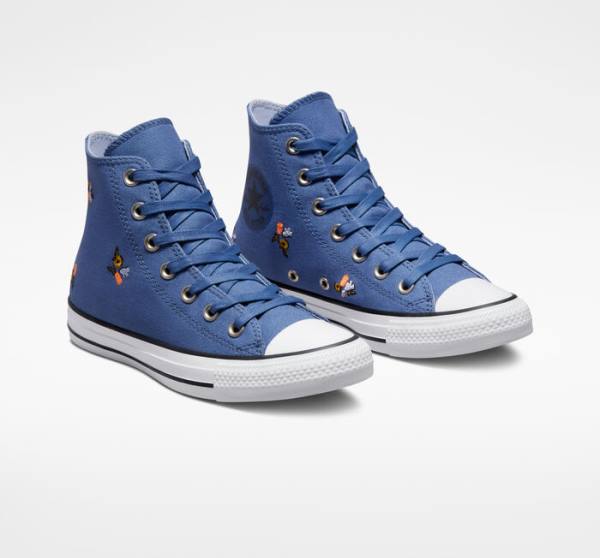 Zapatillas Altas Converse Chuck Taylor All Star We Are Stronger Together Azules Indigo | CV-465LFU