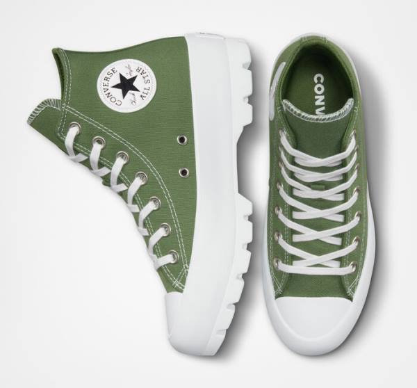 Zapatillas Altas Converse Chuck Taylor All Star Lugged Seasonal Color Blancas Negras | CV-617CRD