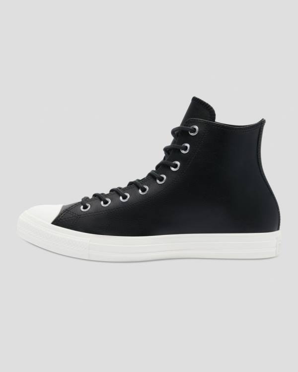 Zapatillas Altas Converse Chuck Taylor All Star Seasonal Cuero Negras | CV-746HCG