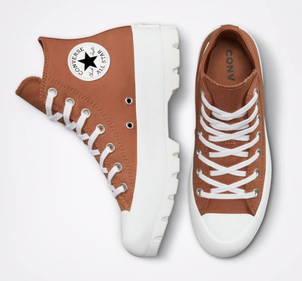 Zapatillas Altas Converse Chuck Taylor All Star Lugged Seasonal Color Blancas Negras | CV-825JQO