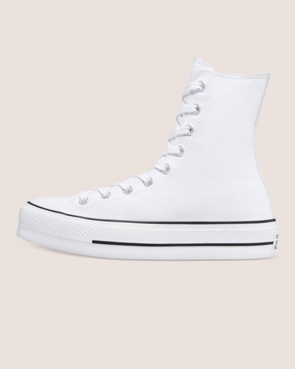 Zapatillas Altas Converse Chuck Taylor All Star Lift X- Blancas | CV-978RDT