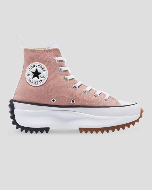 Zapatillas Altas Converse Run Star Hike Three Rosas | CV-729BDJ