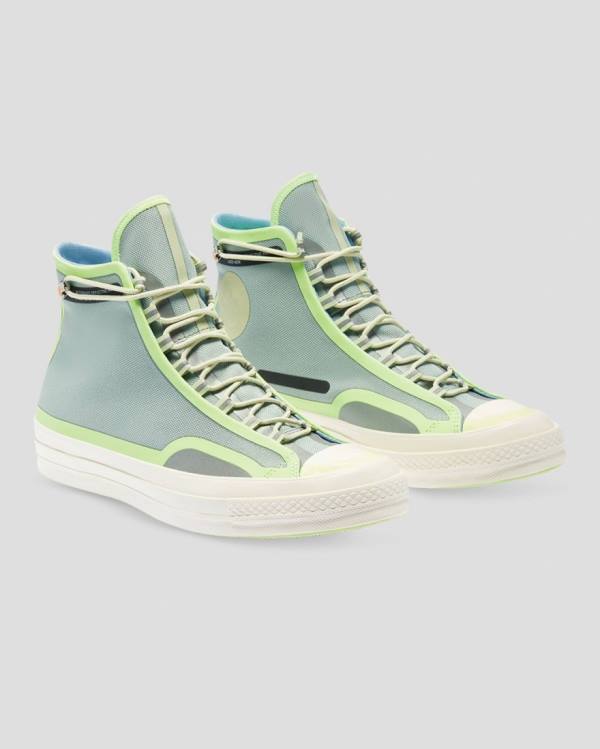 Zapatillas Altas Converse Seam Tape Chuck 70 Verde | CV-123YZB