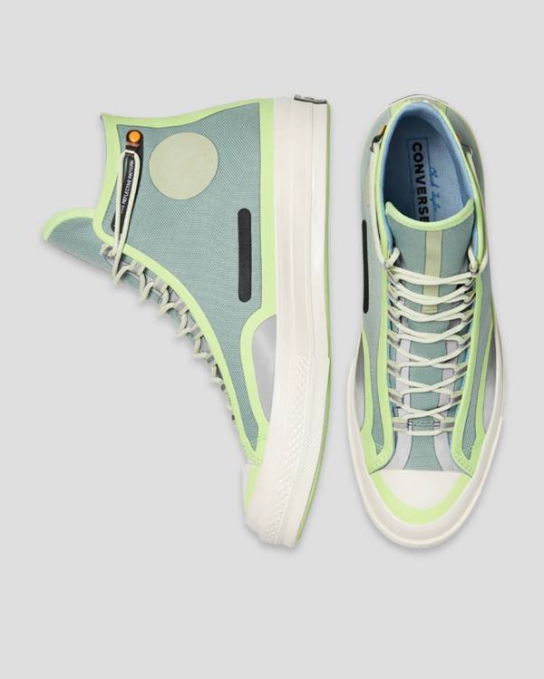 Zapatillas Altas Converse Seam Tape Chuck 70 Verde | CV-865DNH