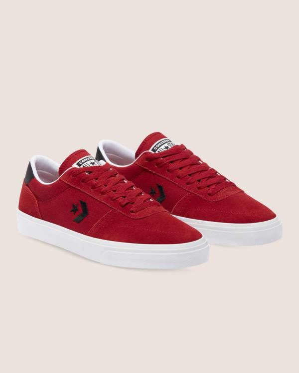 Zapatillas Bajas Converse Boulevard Gamuza Rojas | CV-345PFU