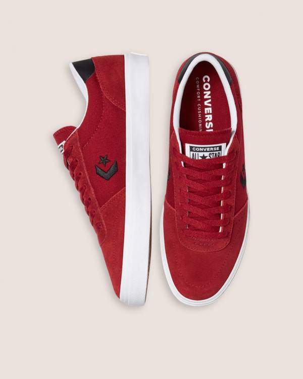 Zapatillas Bajas Converse Boulevard Gamuza Rojas | CV-345PFU