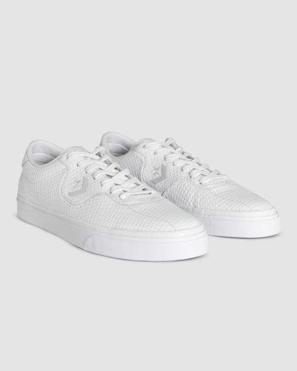 Zapatillas Bajas Converse CONS Louie Lopez Pro Cuero Blancas | CV-403NSH