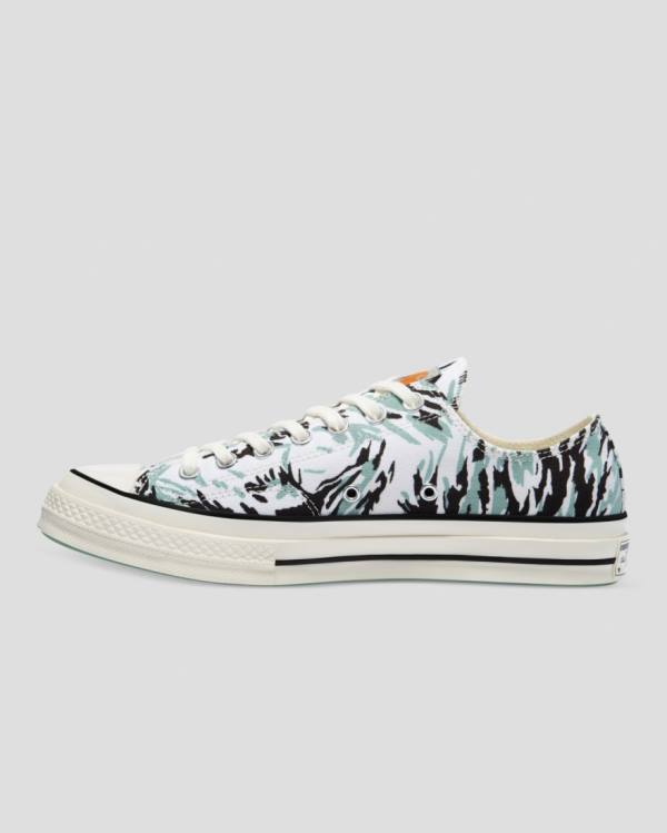 Zapatillas Bajas Converse Carhartt Chuck 70 Blancas Verde | CV-416UXZ