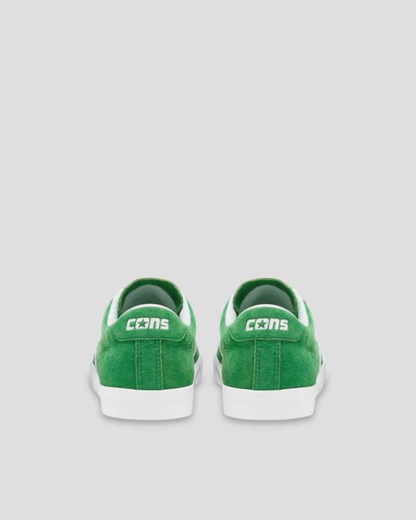 Zapatillas Bajas Converse Checkpoint Pro Pigskin Gamuza Verde | CV-904ZEY