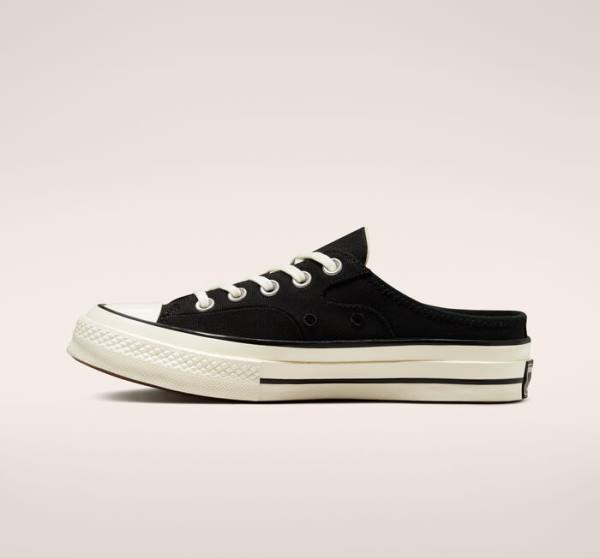 Zapatillas Bajas Converse Chuck 70 Mule Negras | CV-134WRT