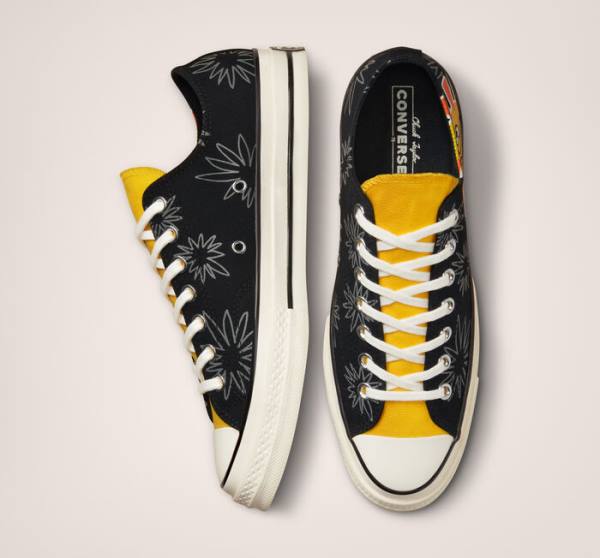 Zapatillas Bajas Converse Chuck 70 Sunny Floral Negras | CV-602TGR