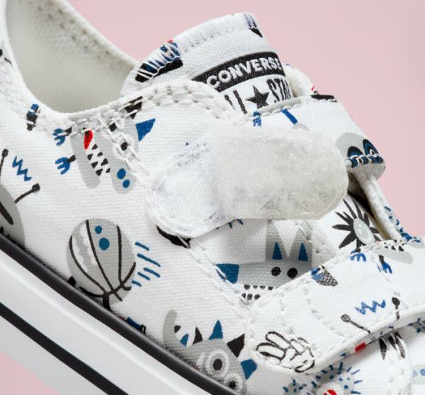 Zapatillas Bajas Converse Chuck Taylor All Star Easy-On Creatures Blancas Gris Azules | CV-056YKF