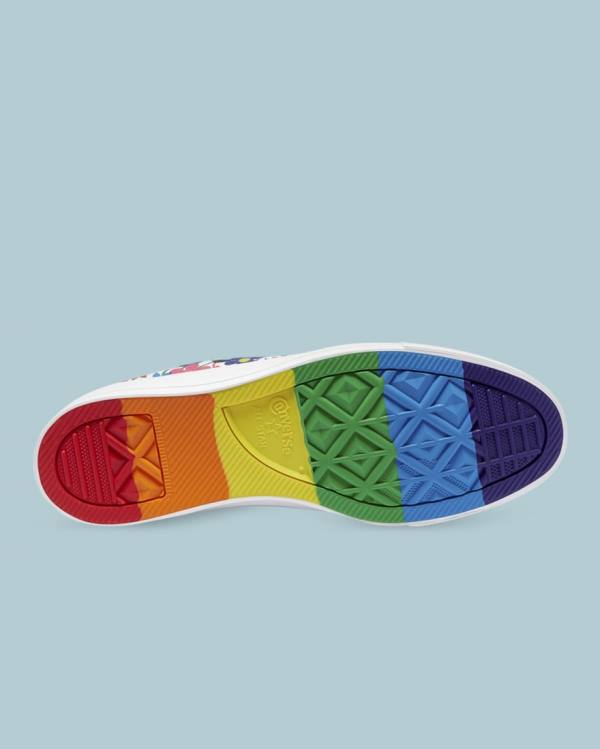 Zapatillas Bajas Converse Chuck Taylor All Star Pride Blancas | CV-175CRO