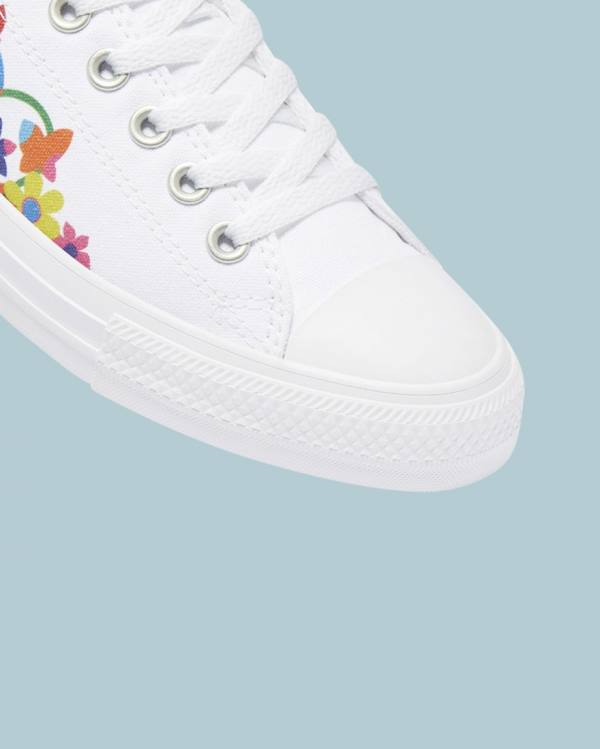 Zapatillas Bajas Converse Chuck Taylor All Star Pride Blancas | CV-175CRO