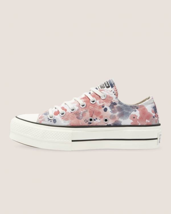 Zapatillas Bajas Converse Chuck Taylor All Star Lift Festival Gris Rosas | CV-351PDG