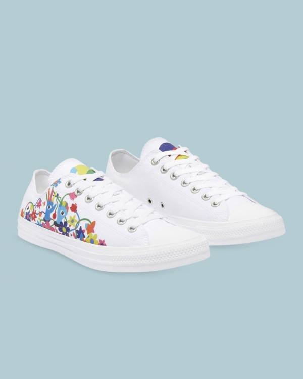 Zapatillas Bajas Converse Chuck Taylor All Star Pride Blancas | CV-368OIV