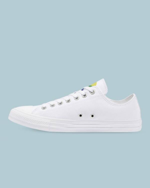 Zapatillas Bajas Converse Chuck Taylor All Star Pride Blancas | CV-368OIV