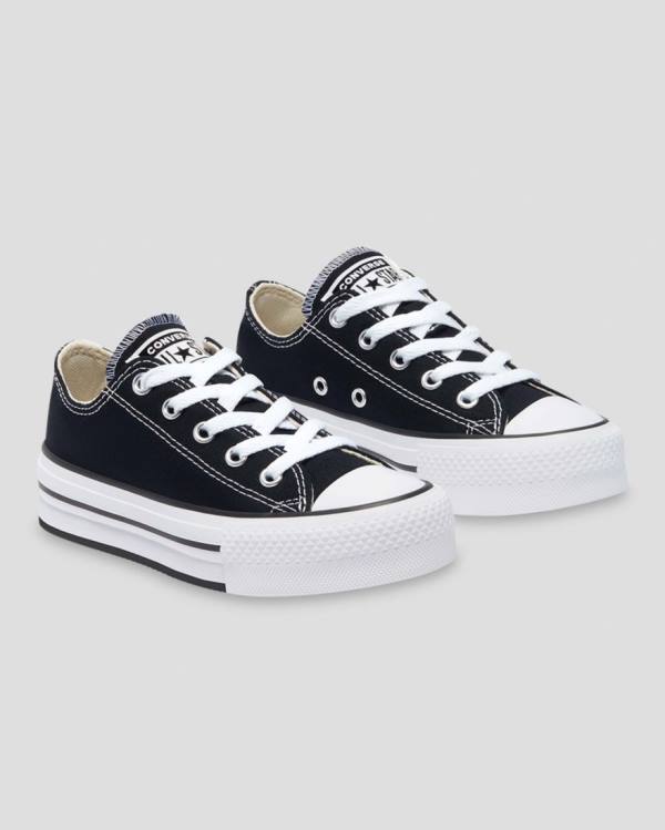 Zapatillas Bajas Converse Chuck Taylor All Star EVA Plataforma Negras | CV-510NYO