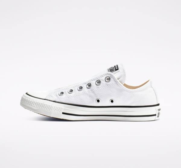 Zapatillas Bajas Converse Chuck Taylor All Star Slip Blancas Negras Blancas | CV-523GPY